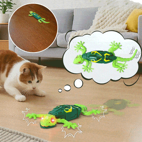 Brinquedo Robô Lagarto Elétrico Que Escala Paredes